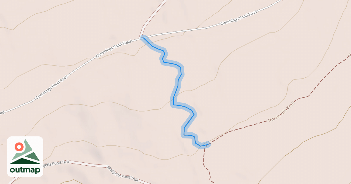 Map of Captain Norris Climb
