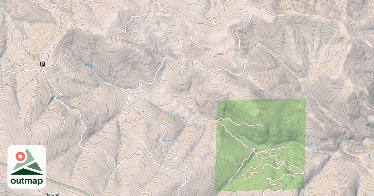 Map of COLD FORK