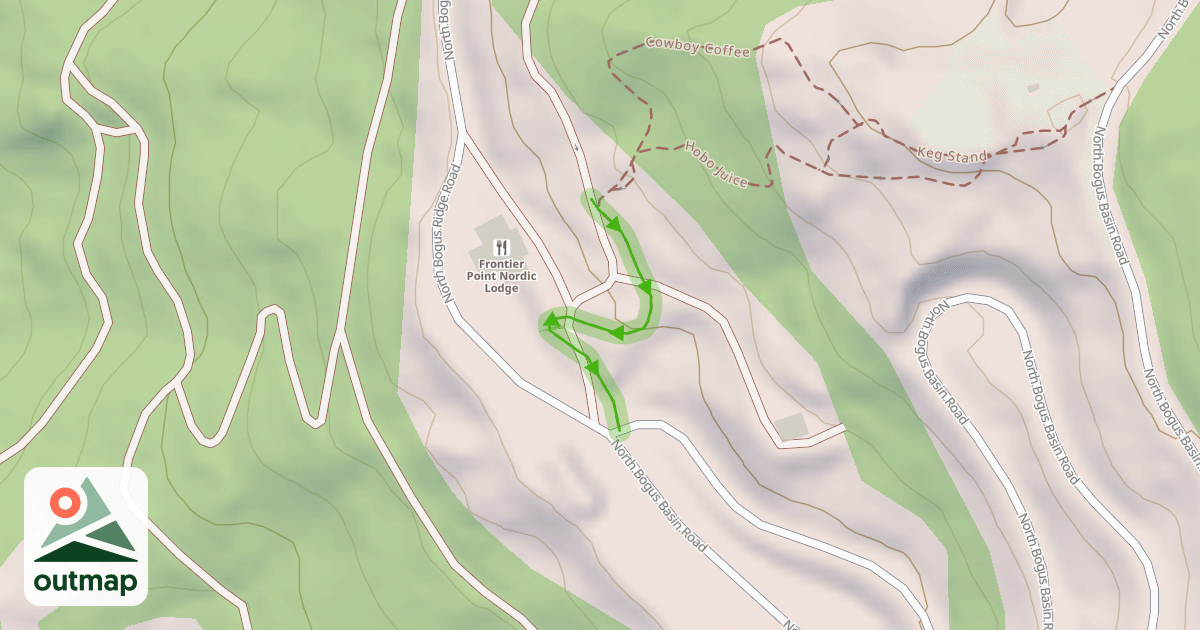 Map of #98 Around the Mountain