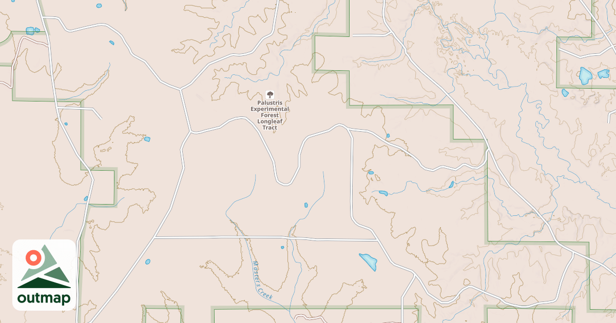 Map of LONGLEAF NO 1