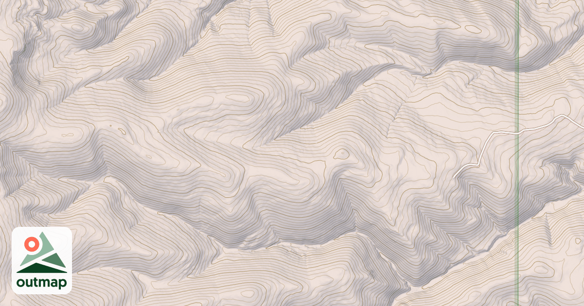 Map of POLE RIDGE