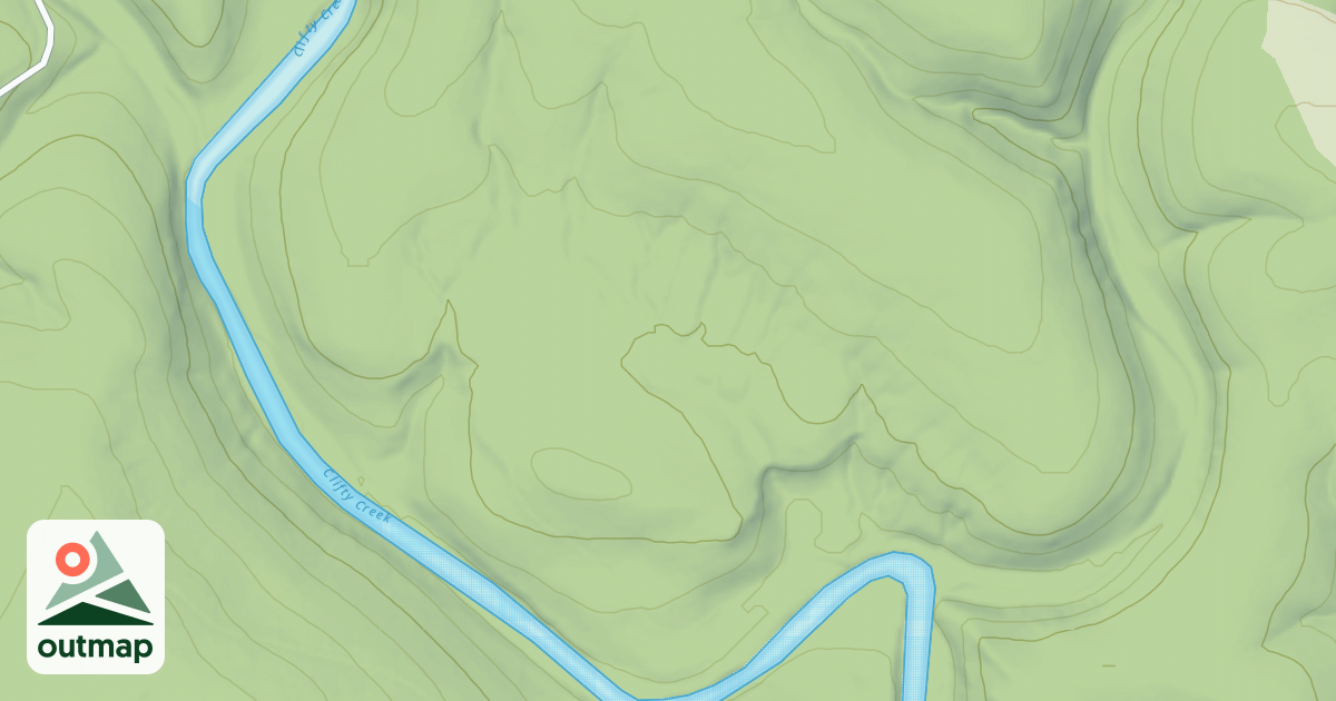 Map of CLIFTY CREEK