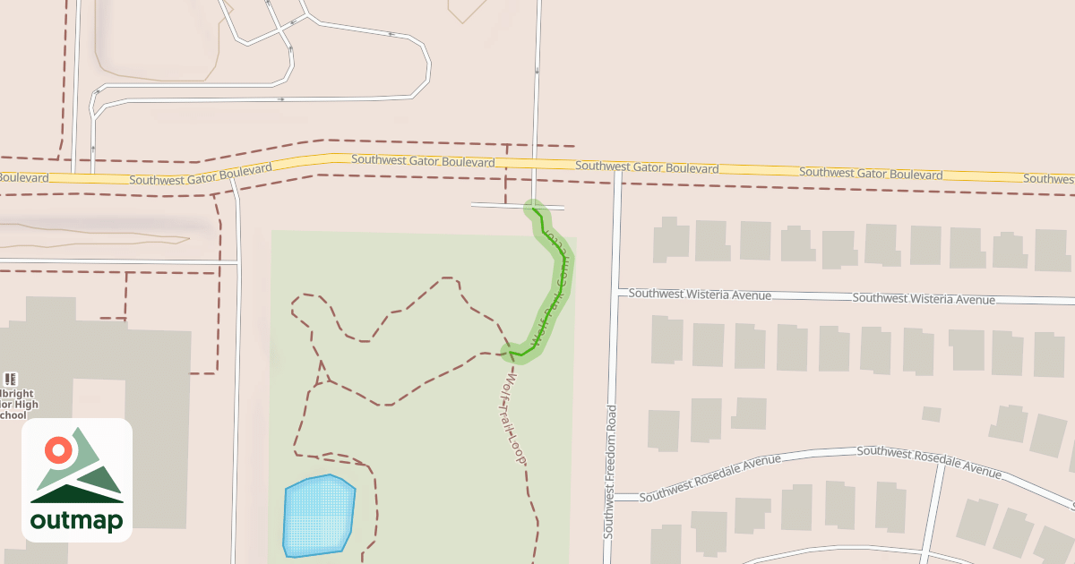 Map of Cub Trail