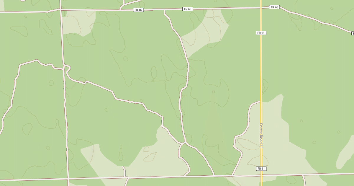 Map preview of USFS Motor Vehicle Use Map Roads {2E4A2001-F0A8-4C09-998C-14D1BFB6761C}