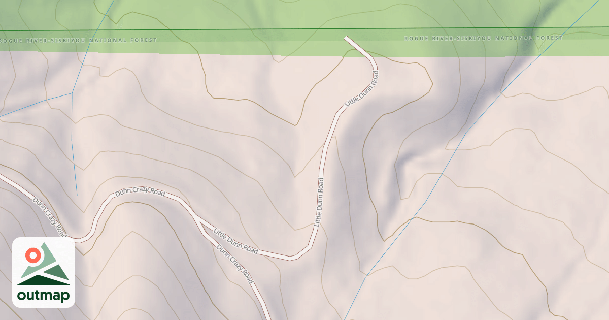 Map of LITTLE DUNN