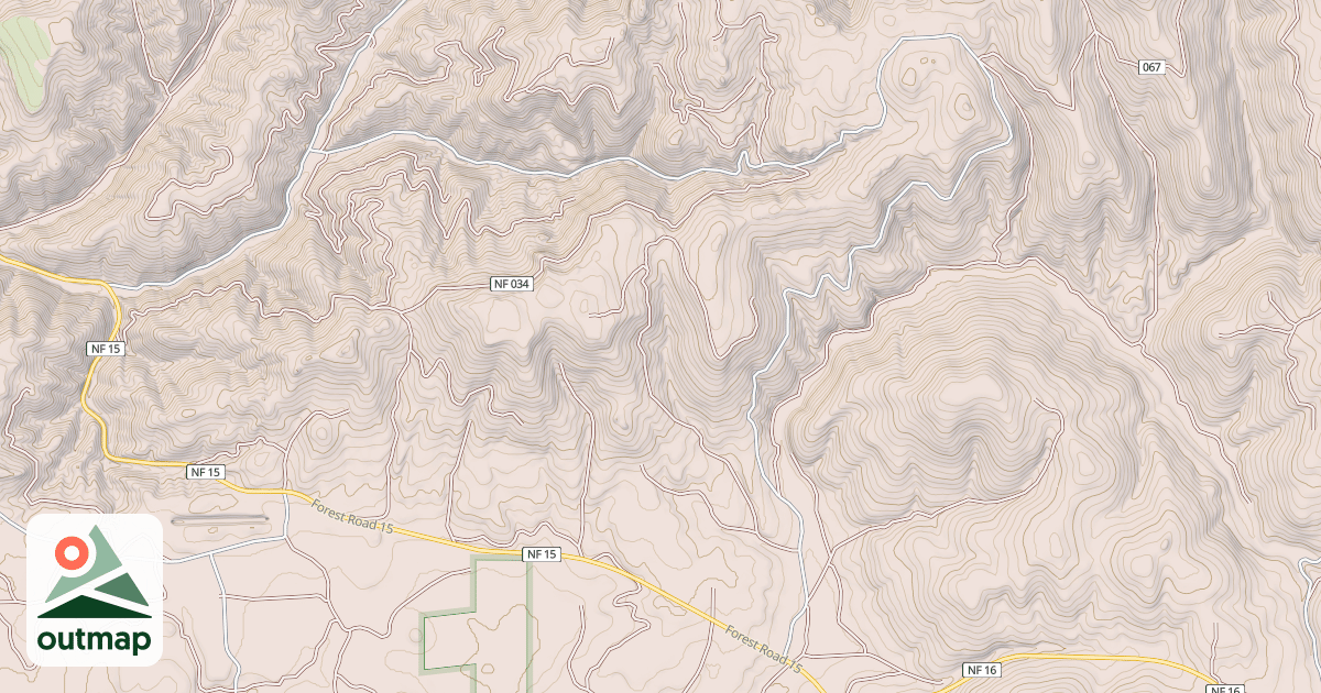 Map of CRAZY CREEK MRS