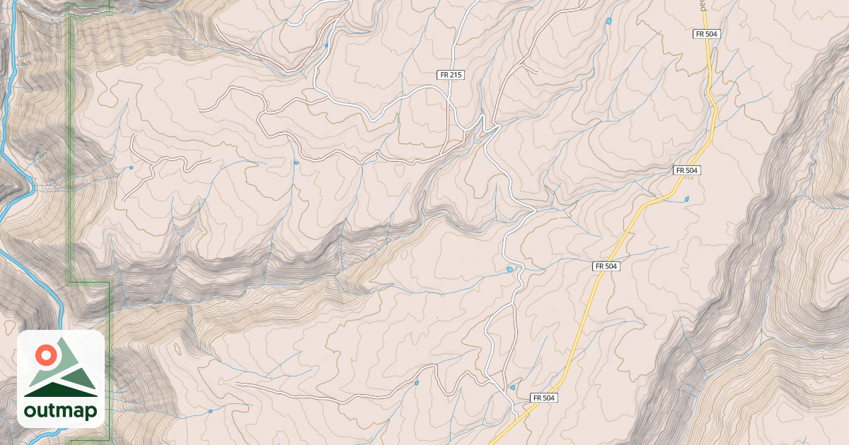 Map of DOE SPRINGS