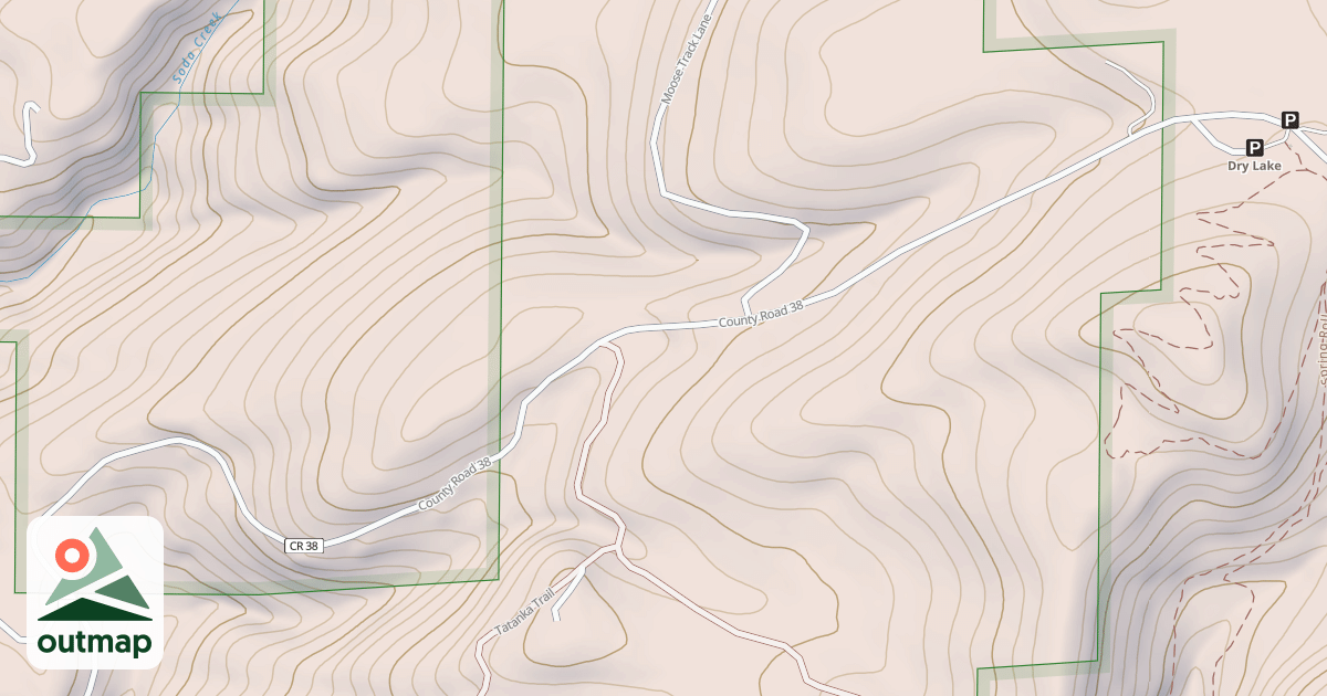 Map of BUFFALO PASS