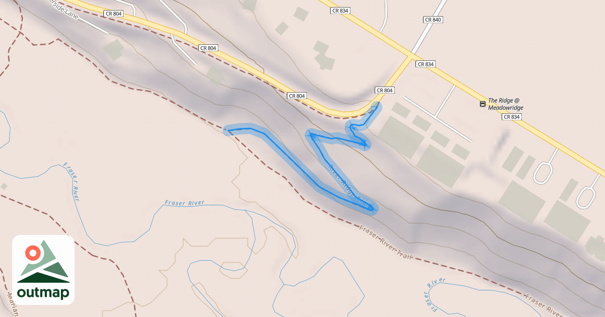 Map of River Ridge Trail