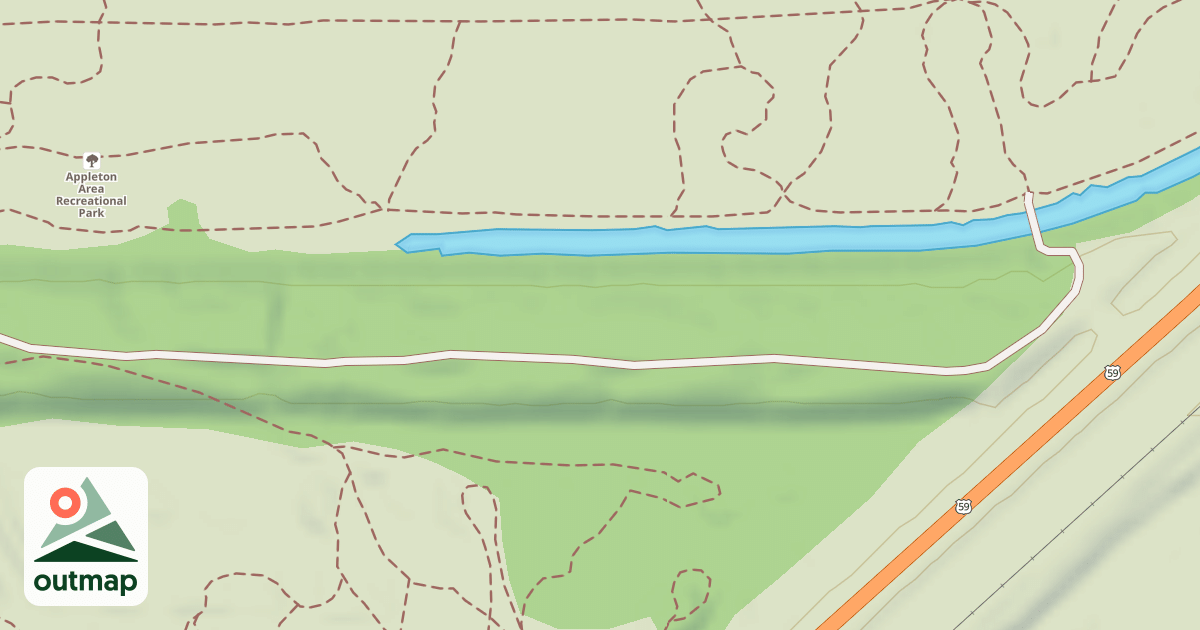 Map of Appleton Area Recreational Park