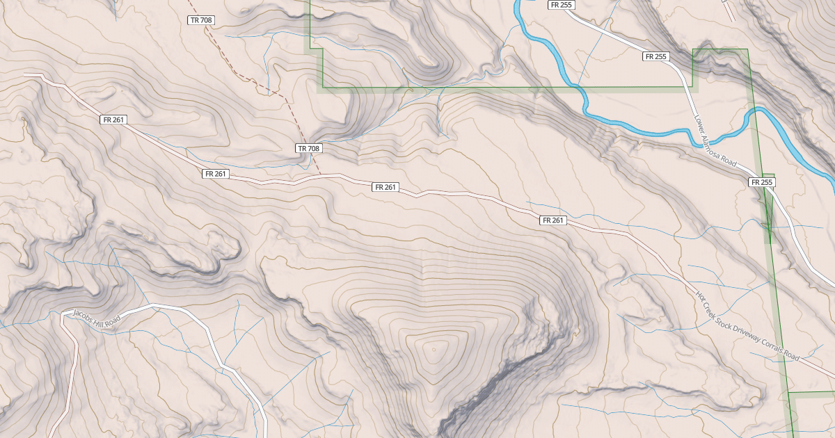 Map preview of HOT CR STOCK DRIVEWAY CORRALS