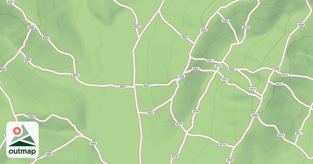 Map of USFS Motor Vehicle Use Map Trails 19103