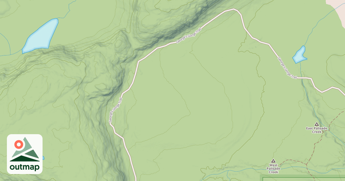 Map of Red Dot Trail