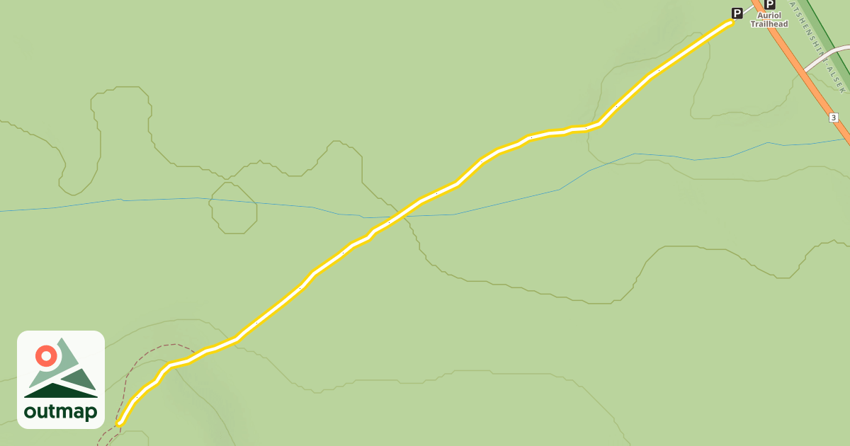 Map of Auriol Trail