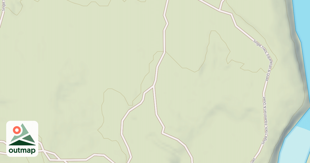Map of Interlake State Recreation Area Trails