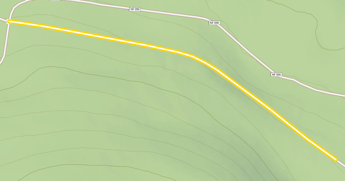 Map preview of Forest Road 4615
