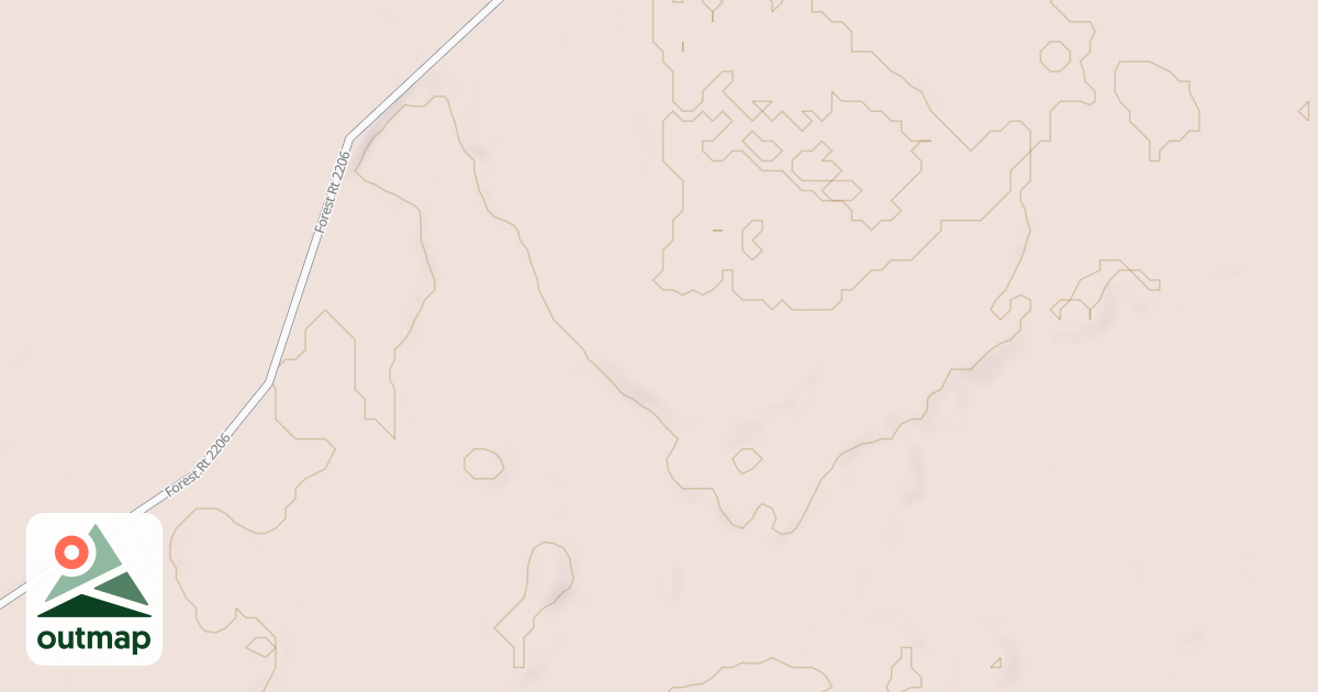 Map of DAMON LAKE SPUR 2632