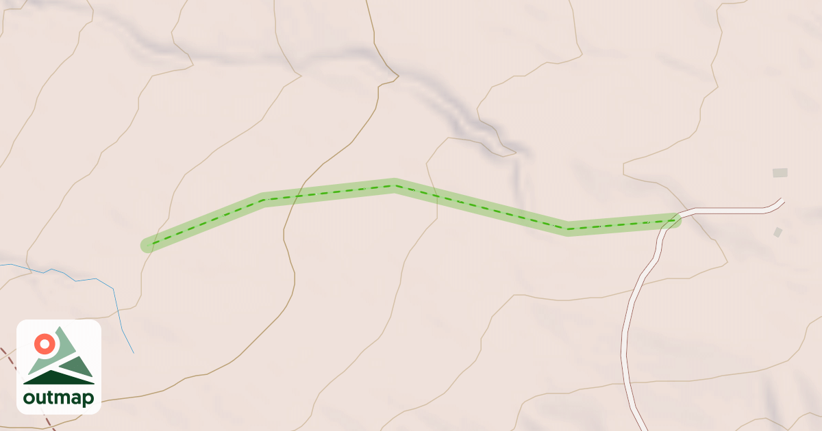 Map of (abandonné) piste
