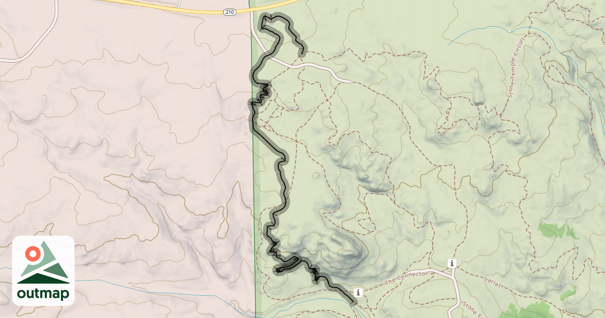 Map of Gold Rush