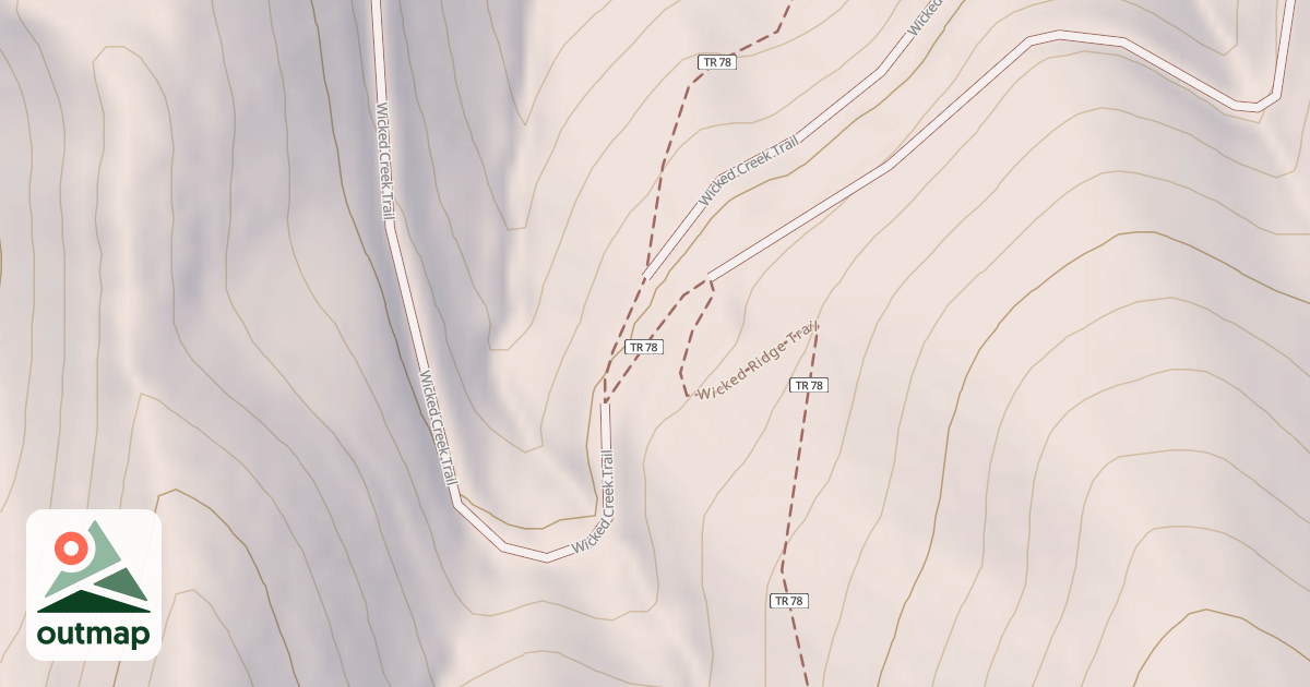 Map of Wicked Ridge