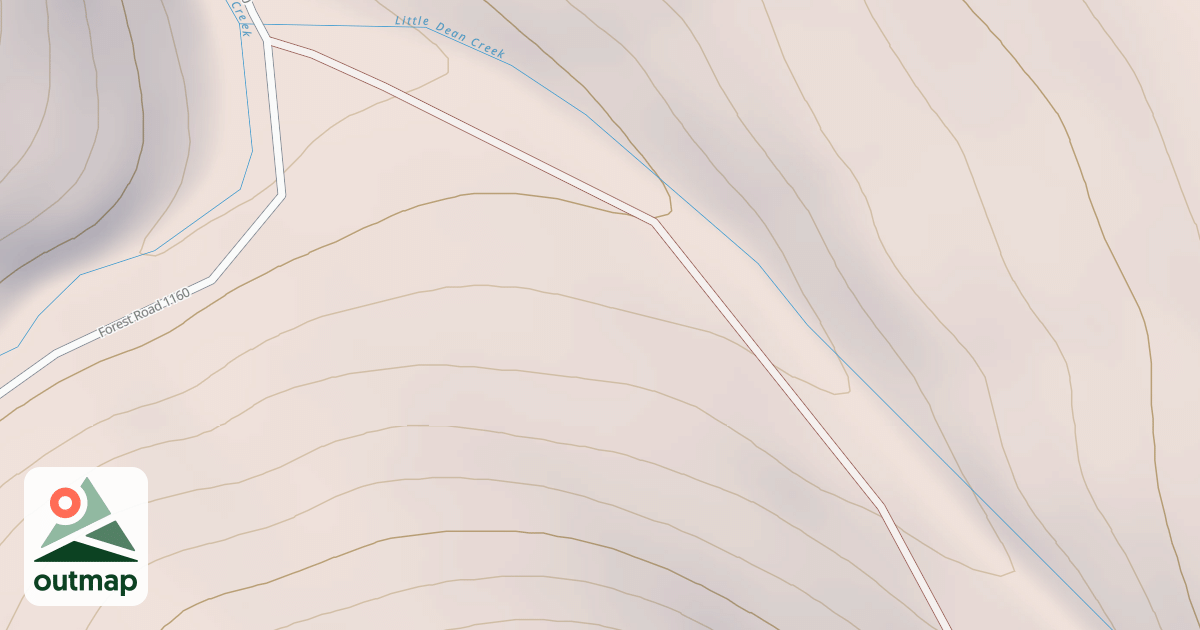 Map of USFS National Forest System Roads {87A00B3E-F4C9-4B90-9994-A211EEBD4A13}