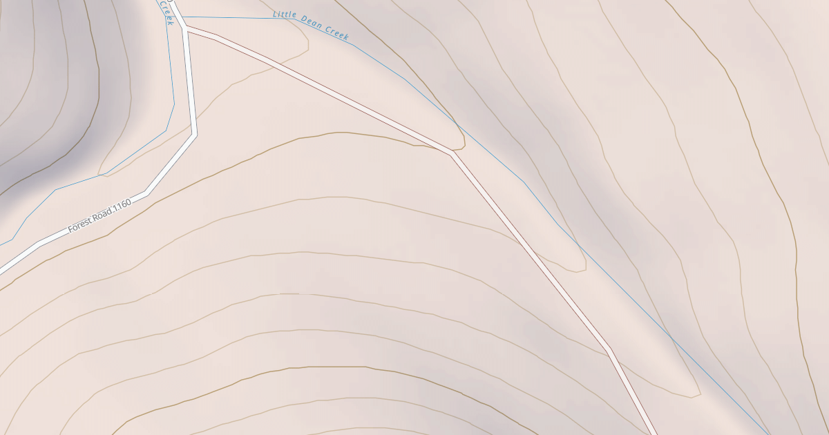 Map preview of USFS National Forest System Roads {87A00B3E-F4C9-4B90-9994-A211EEBD4A13}