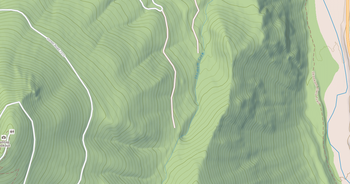 Map preview of SKOOKUM CREEK