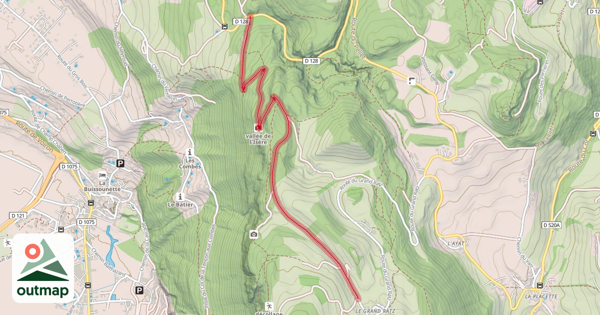 Map of Chemin du Grand Ratz