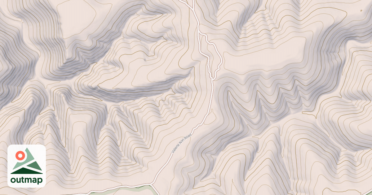 Map of VALERIE ANN