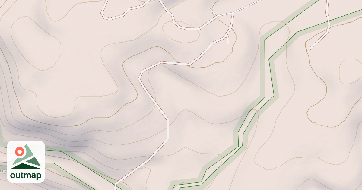 Map of MIDDLE FORK CABIN #2