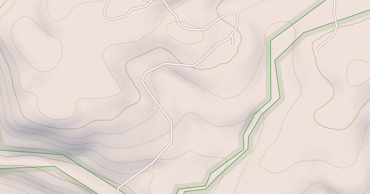 Map preview of MIDDLE FORK CABIN #2