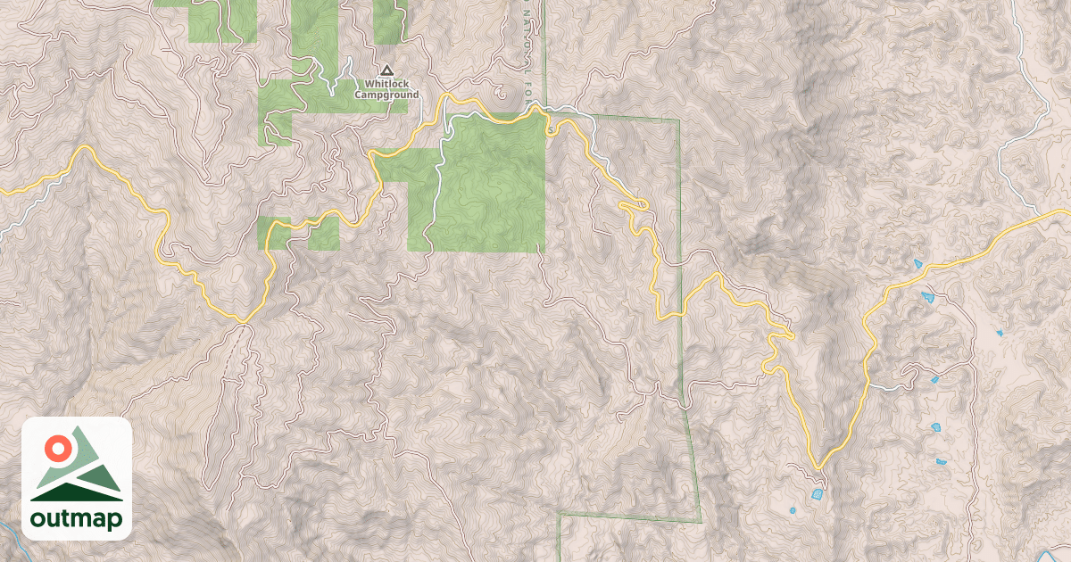 Map of PASKENTA-EEL RIVER