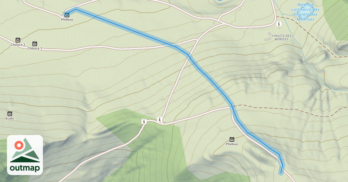 Map of L'Azalée