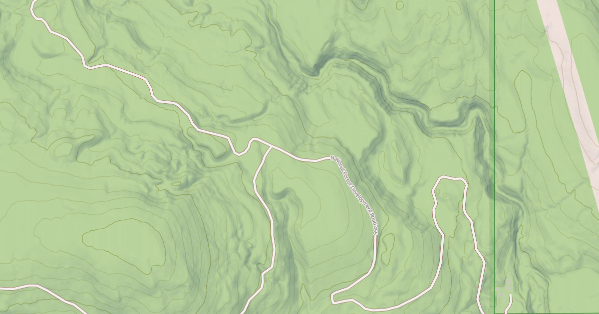Map preview of USFS Motor Vehicle Use Map Roads {A8274D64-140C-4E3B-B9B1-D95F982EB081}