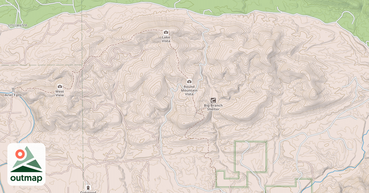 Map of MUSE CREEK