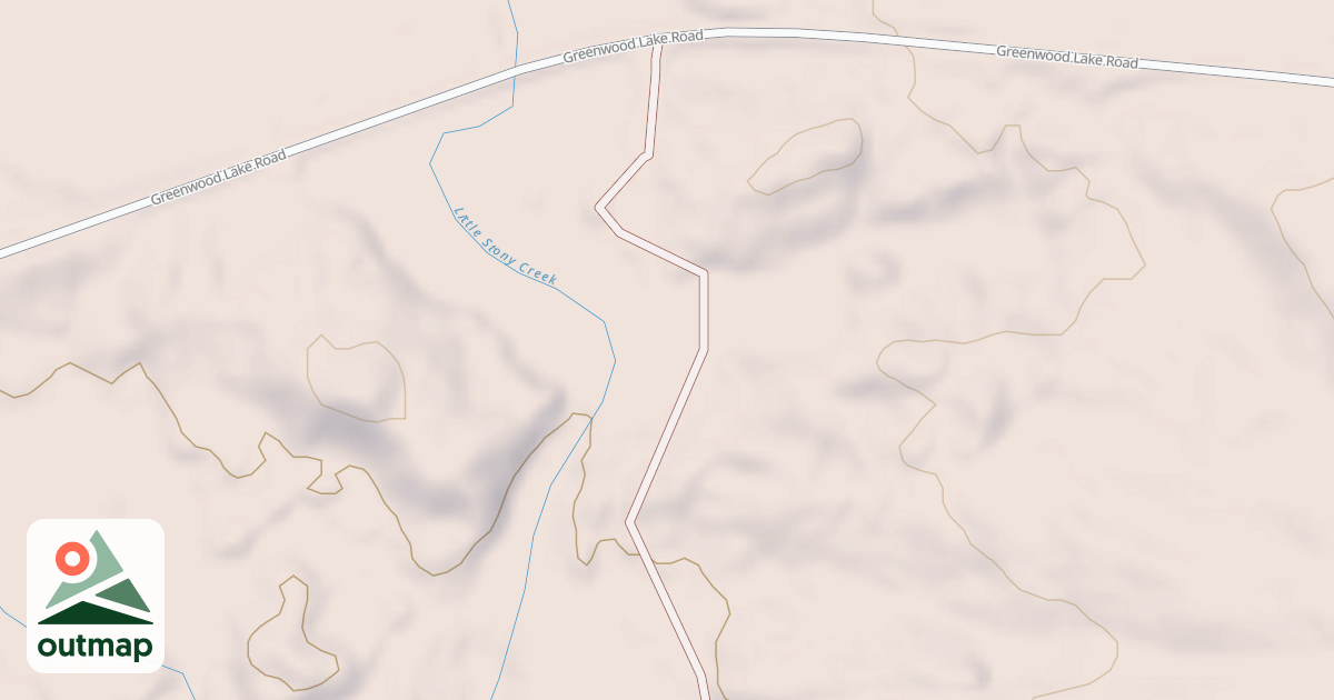 Map of GREENWOOD LAKE SPUR J