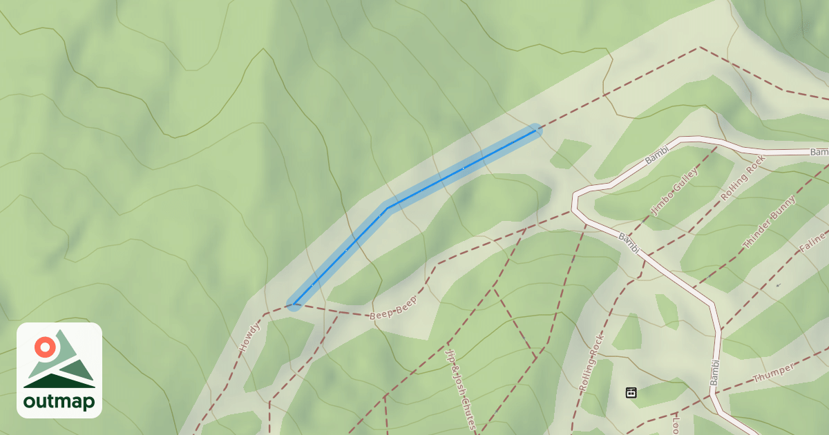 Map of Rowdy Howdy