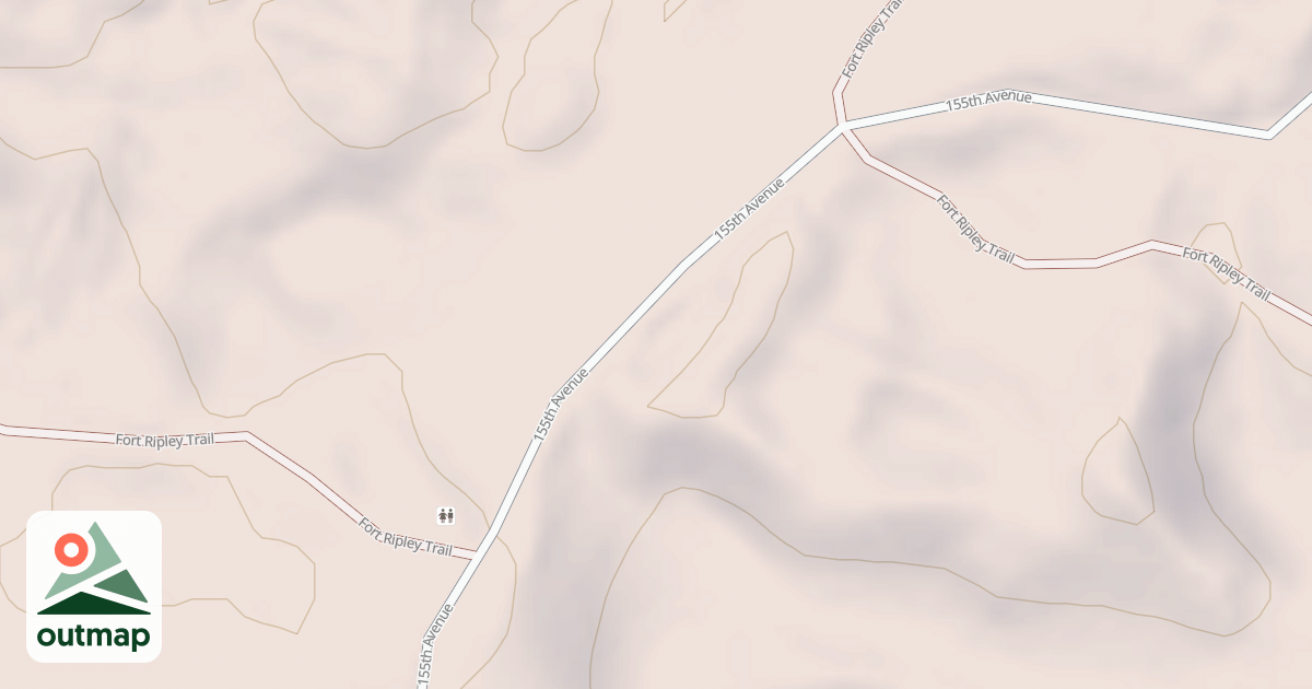Map of Fort Ripley Trails