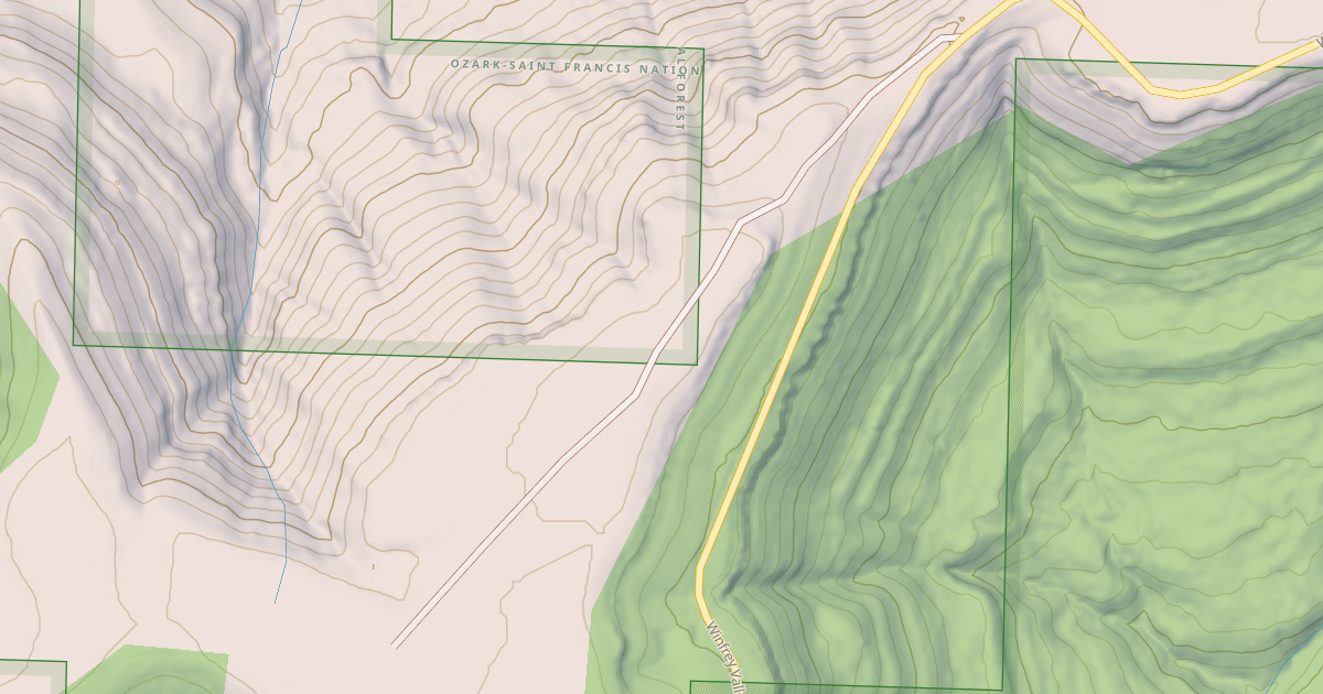 Map preview of USFS National Forest System Roads {D348B989-5978-42B3-9647-7A6E00AFCC2E}