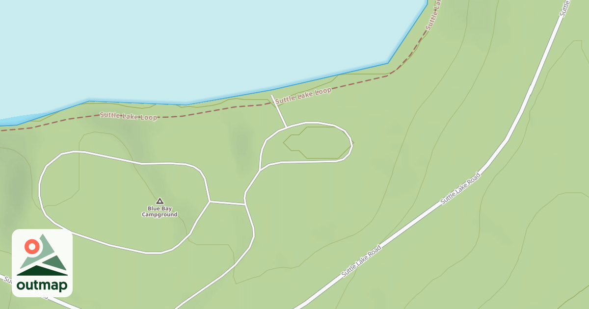 Map of BLUE BAY C.G