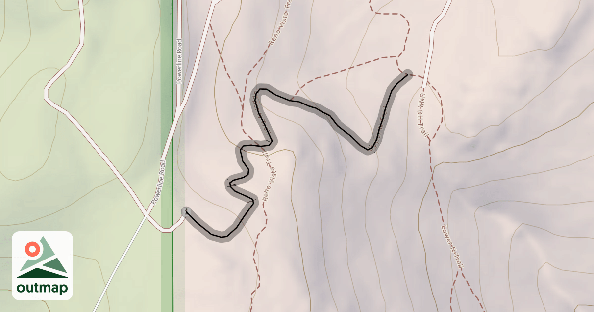 Map of Upper N-Trail