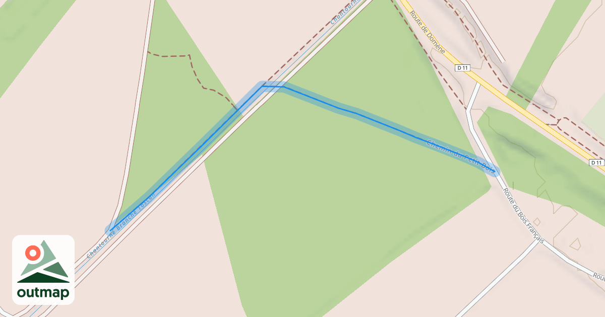 Map of Chemin du Petit Bois