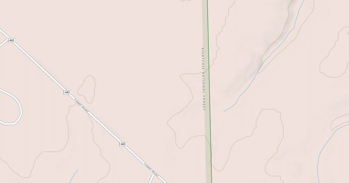 Map preview of USFS Motor Vehicle Use Map Roads {5B6BF44E-7BD4-4797-AC87-C61FA35C38B5}
