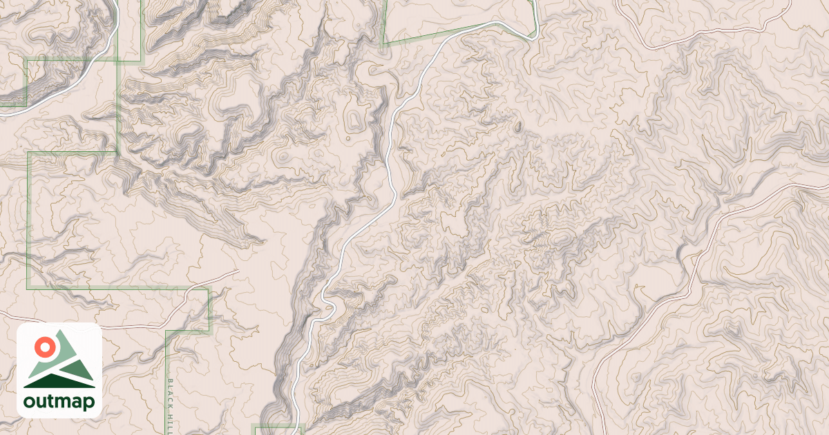 Map of BUCK SPRINGS CYN