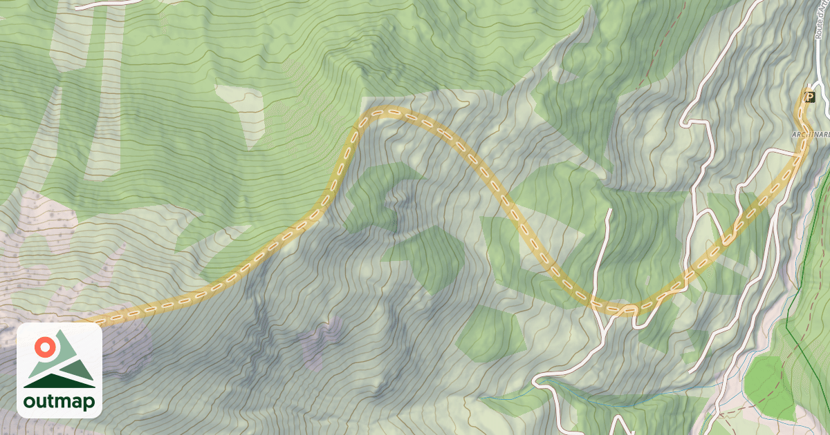 Map of La Recula (Antécime) — Archinard