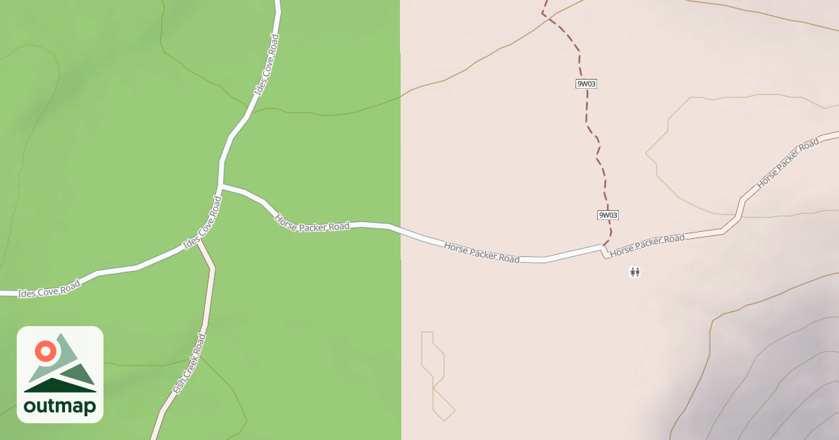 Map of HORSE PACKER