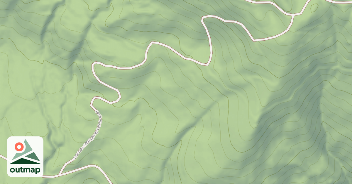 Map of TULE LAKE ORV