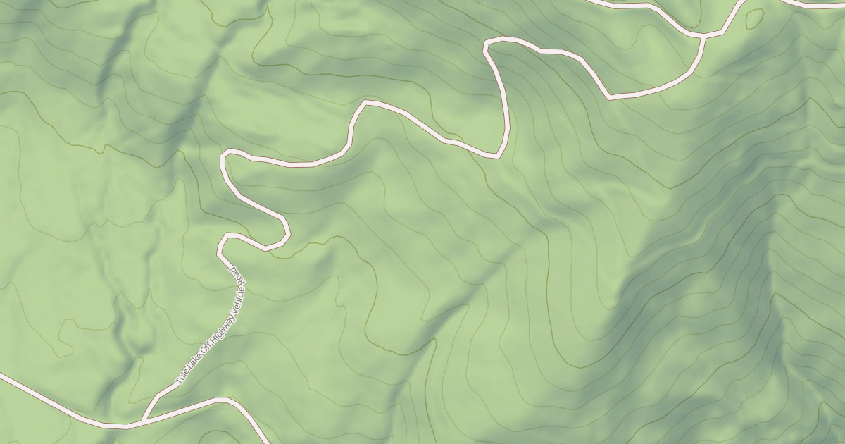Map preview of TULE LAKE ORV