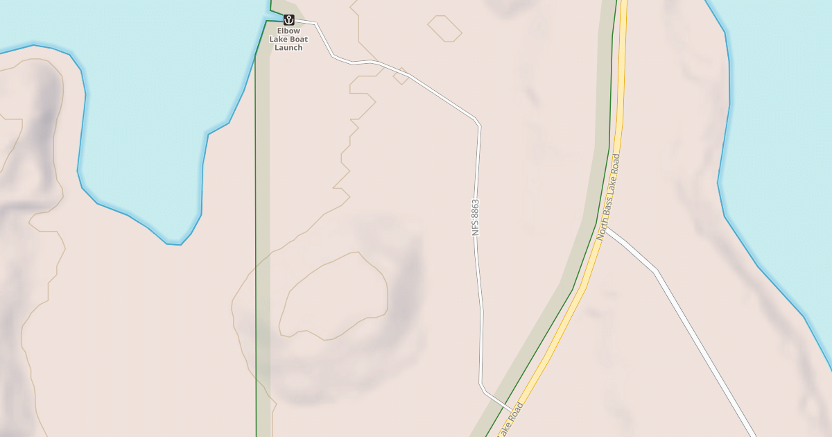 Map preview of ELBOW LAKE