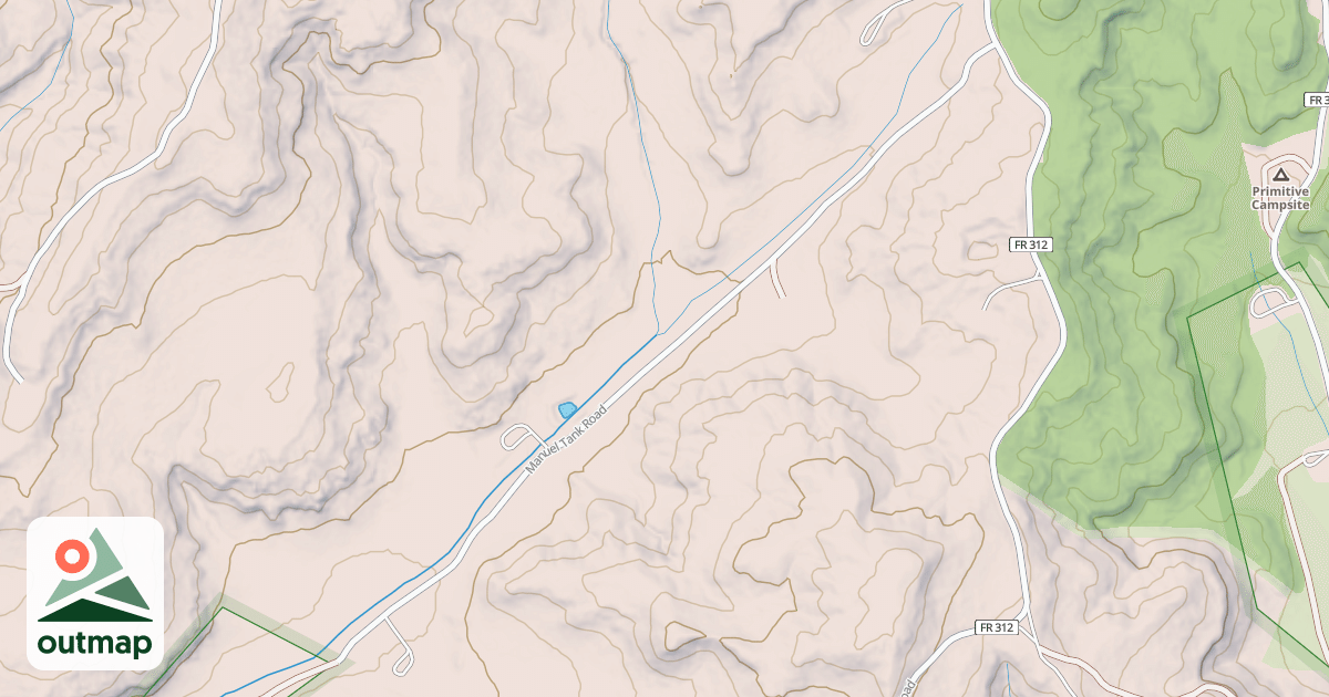 Map of MANUEL TANK